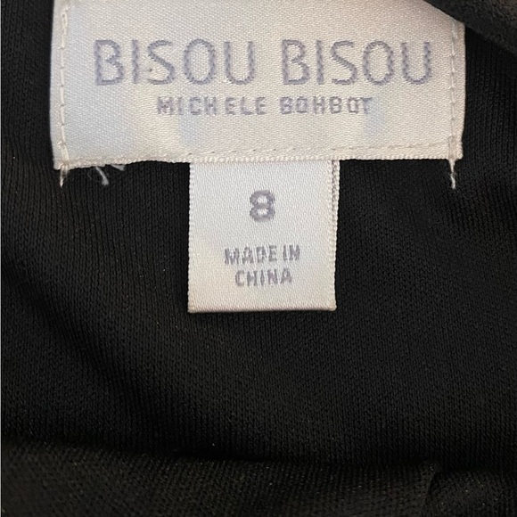 Bisou Bisou Women’s Michele Bohbot Black Sleeveless Knit Body con Dress, Size 8 - Picture 5 of 8